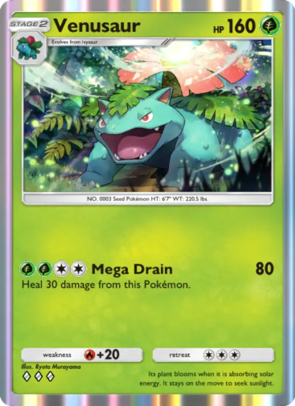 Venusaur – Pokémon TCG
