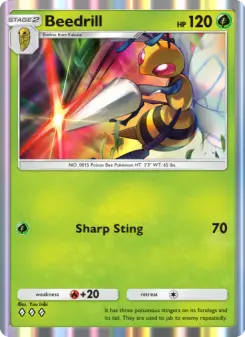 Beedrill – Carta Pokémon TCG