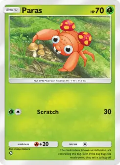 Paras – Carta Pokémon TCG