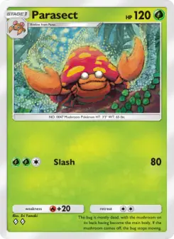 Parasect – Carta Pokémon TCG