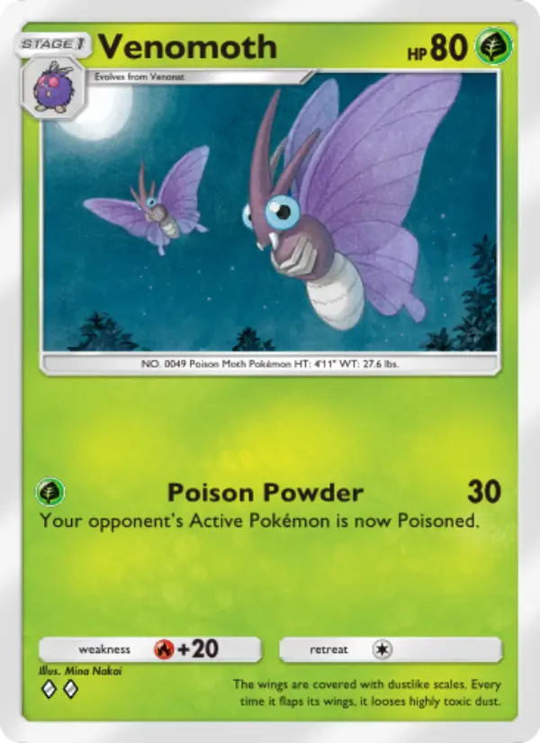Venomoth – Pokémon TCG
