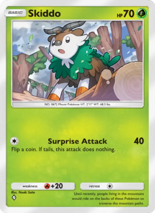 Skiddo – Pokémon TCG