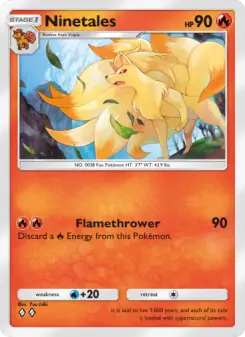 Ninetales – Carta Pokémon TCG