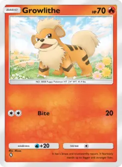 Growlithe – Carta Pokémon TCG