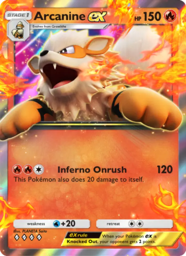 Arcanine ex – Pokémon TCG