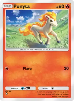 Ponyta – Carta Pokémon TCG