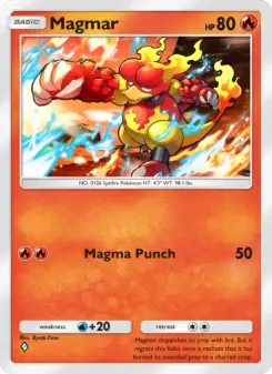 Magmar – Carta Pokémon TCG