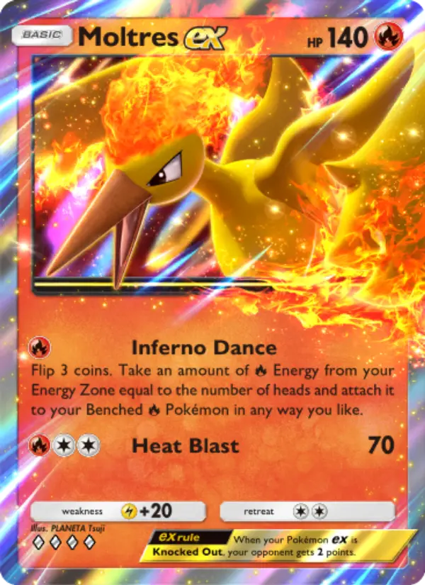 Moltres ex – Pokémon TCG
