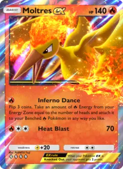 Moltres ex – Carta Pokémon TCG