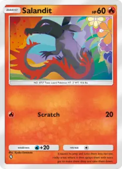Salandit – Carta Pokémon TCG