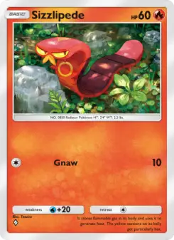 Sizzlipede – Carta Pokémon TCG