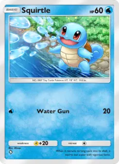 Squirtle – Carta Pokémon TCG