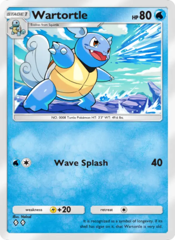 Wartortle – Pokémon TCG
