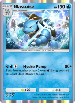 Blastoise – Carta Pokémon TCG