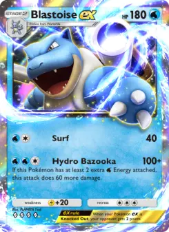 Blastoise ex – Carta Pokémon TCG