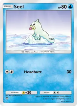 Seel – Carta Pokémon TCG