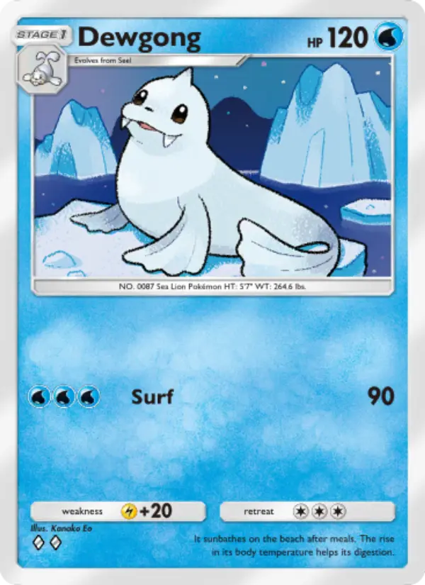 Dewgong – Pokémon TCG