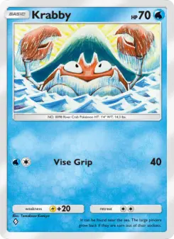 Krabby – Carta Pokémon TCG