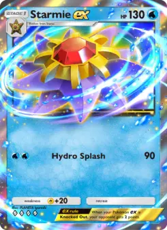 Starmie ex – Carta Pokémon TCG