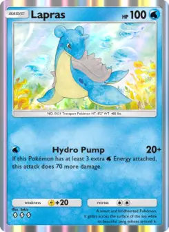 Lapras – Carta Pokémon TCG
