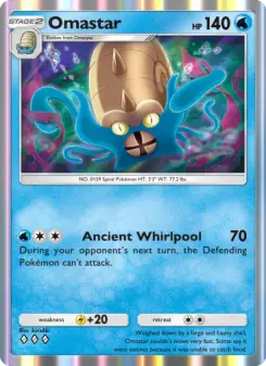 Omastar – Carta Pokémon TCG