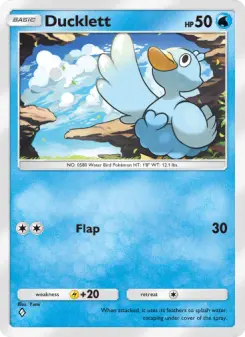 Ducklett – Carta Pokémon TCG