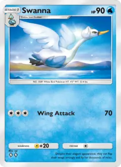 Swanna – Carta Pokémon TCG