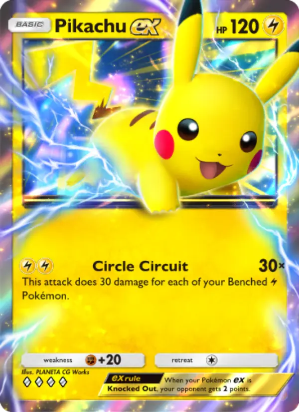 Pikachu ex – Pokémon TCG