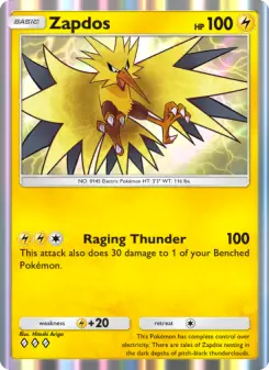 Zapdos – Carta Pokémon TCG