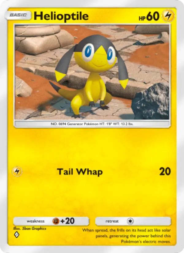 Helioptile – Pokémon TCG