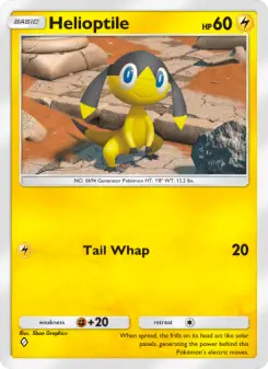 Helioptile – Carta Pokémon TCG