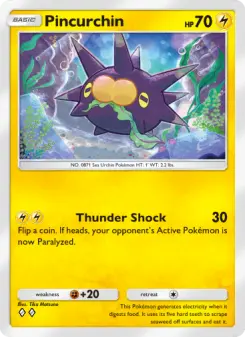 Pincurchin – Carta Pokémon TCG