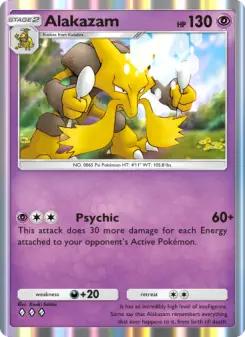 Alakazam – Carta Pokémon TCG