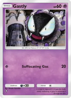 Gastly – Carta Pokémon TCG