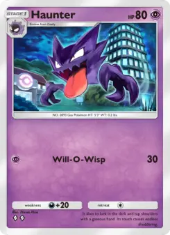 Haunter – Carta Pokémon TCG