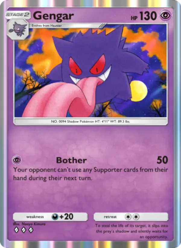 Gengar – Pokémon TCG