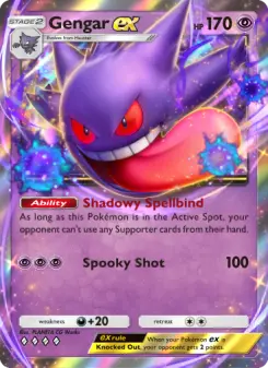 Gengar ex – Carta Pokémon TCG