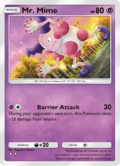 Mr. Mime – Carta Pokémon TCG