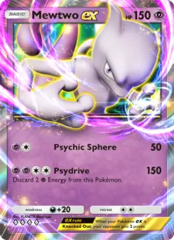 Mewtwo ex – Carta Pokémon TCG
