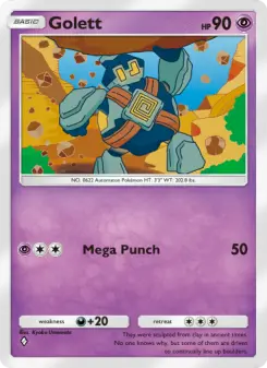 Golett – Carta Pokémon TCG