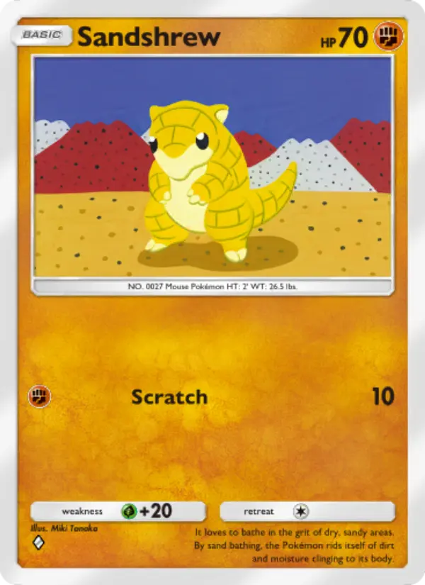Sandshrew – Pokémon TCG
