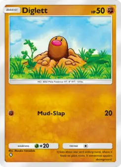 Diglett – Carta Pokémon TCG