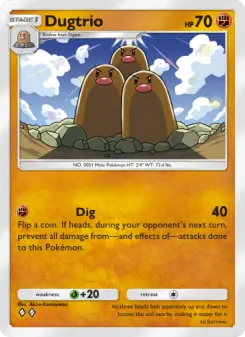 Dugtrio – Carta Pokémon TCG