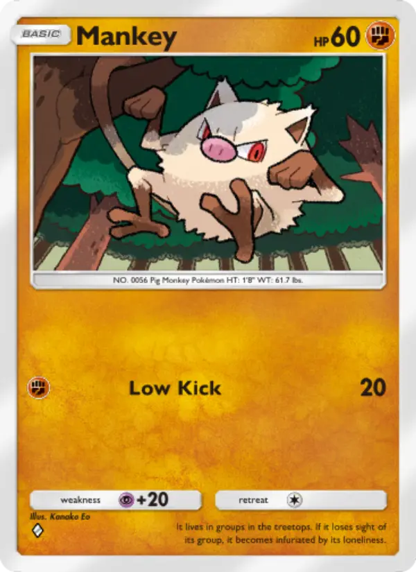 Mankey – Pokémon TCG