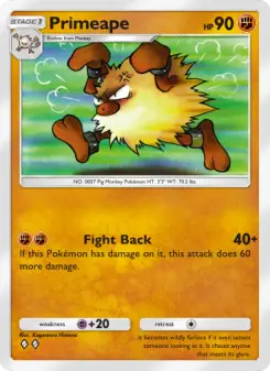 Primeape – Carta Pokémon TCG