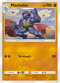 Machoke – Carta Pokémon TCG