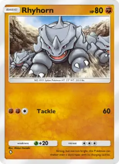 Rhyhorn – Carta Pokémon TCG