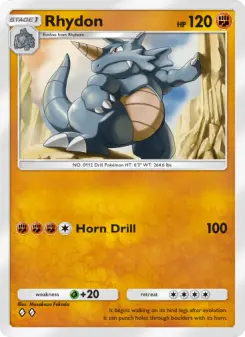 Rhydon – Carta Pokémon TCG