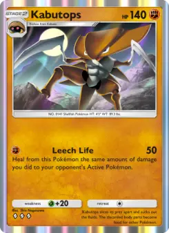 Kabutops – Carta Pokémon TCG