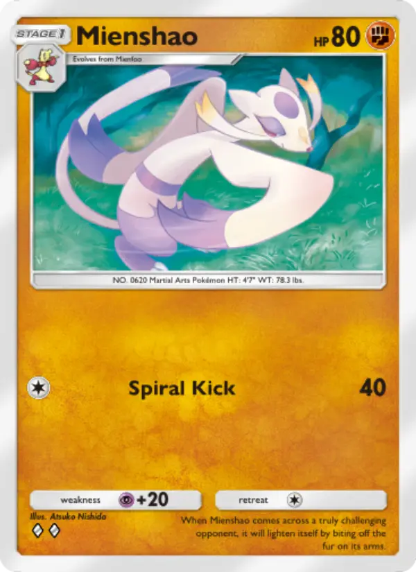 Mienshao – Pokémon TCG